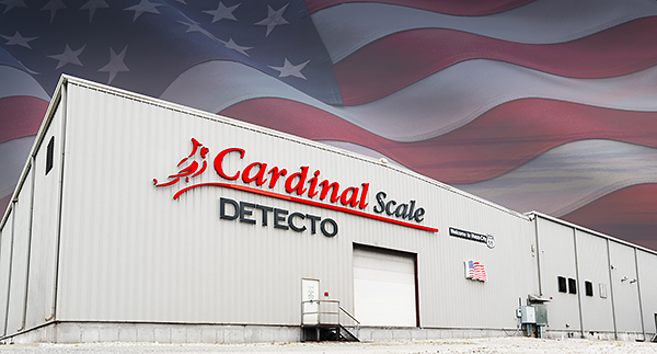 DETECTO's 300,000 sq ft. factory in Webb City, MO