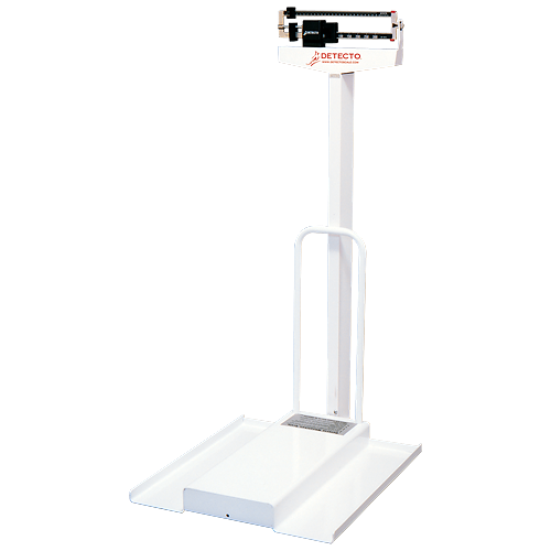 Detecto 6495 Digital Stationary Wheelchair Scale 800lb/360kg Capacity