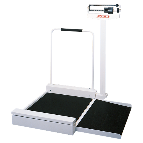 Detecto RW-500 Run-A-Weigh Portable Floor Scale-500 lb Capacity