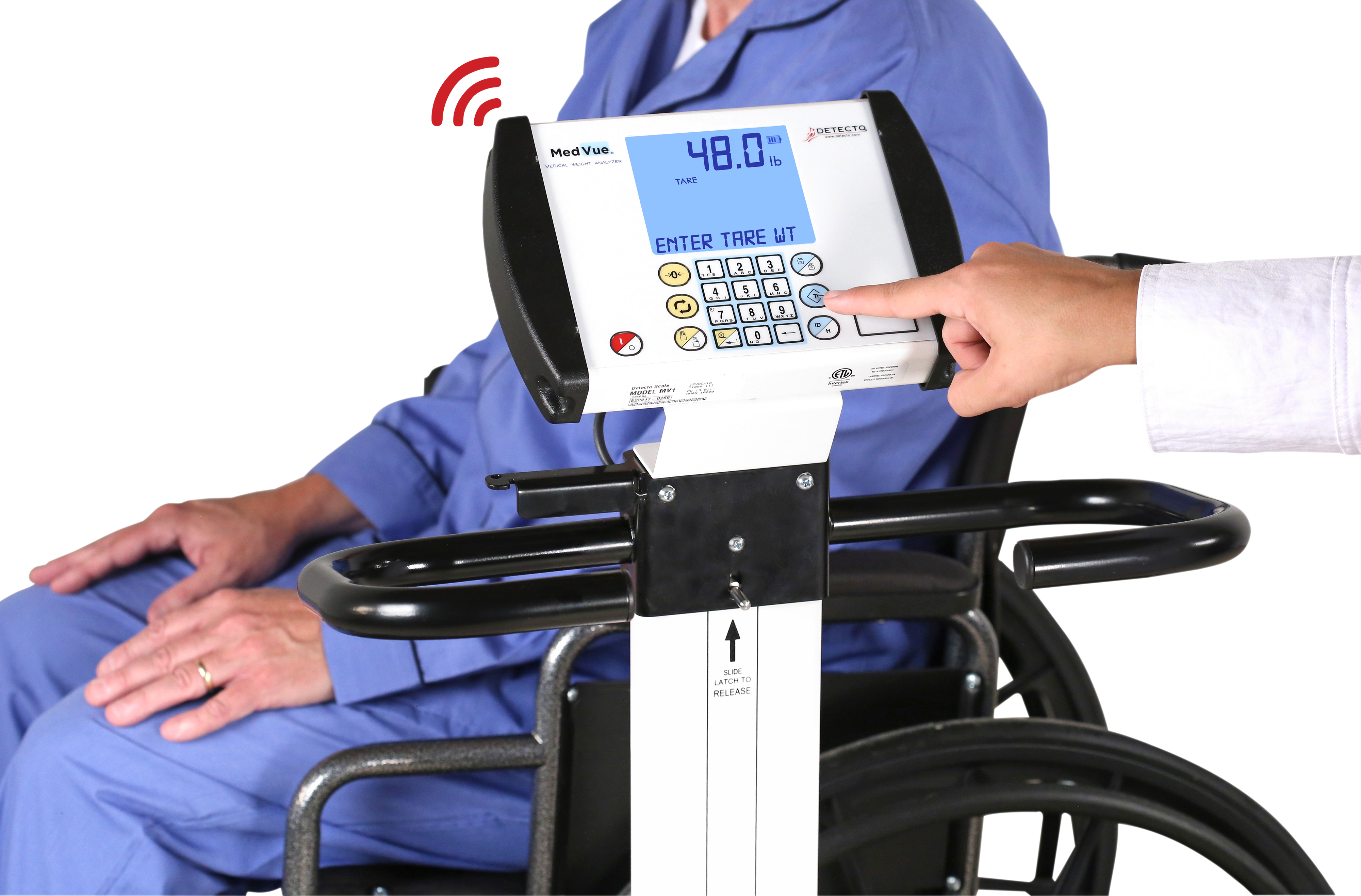 Detecto Portable Folding Wheelchair Scale