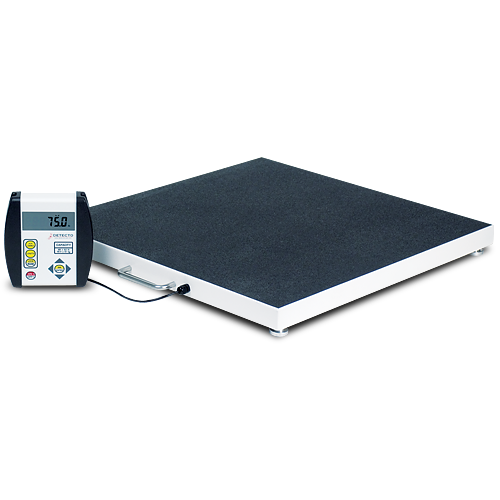 Detecto 6855MHR Bariatric Scale, Digital, 600 lb X .2 lb / 270 kg X .1 kg,  18in. X 14in. Platform, Height Rod , each
