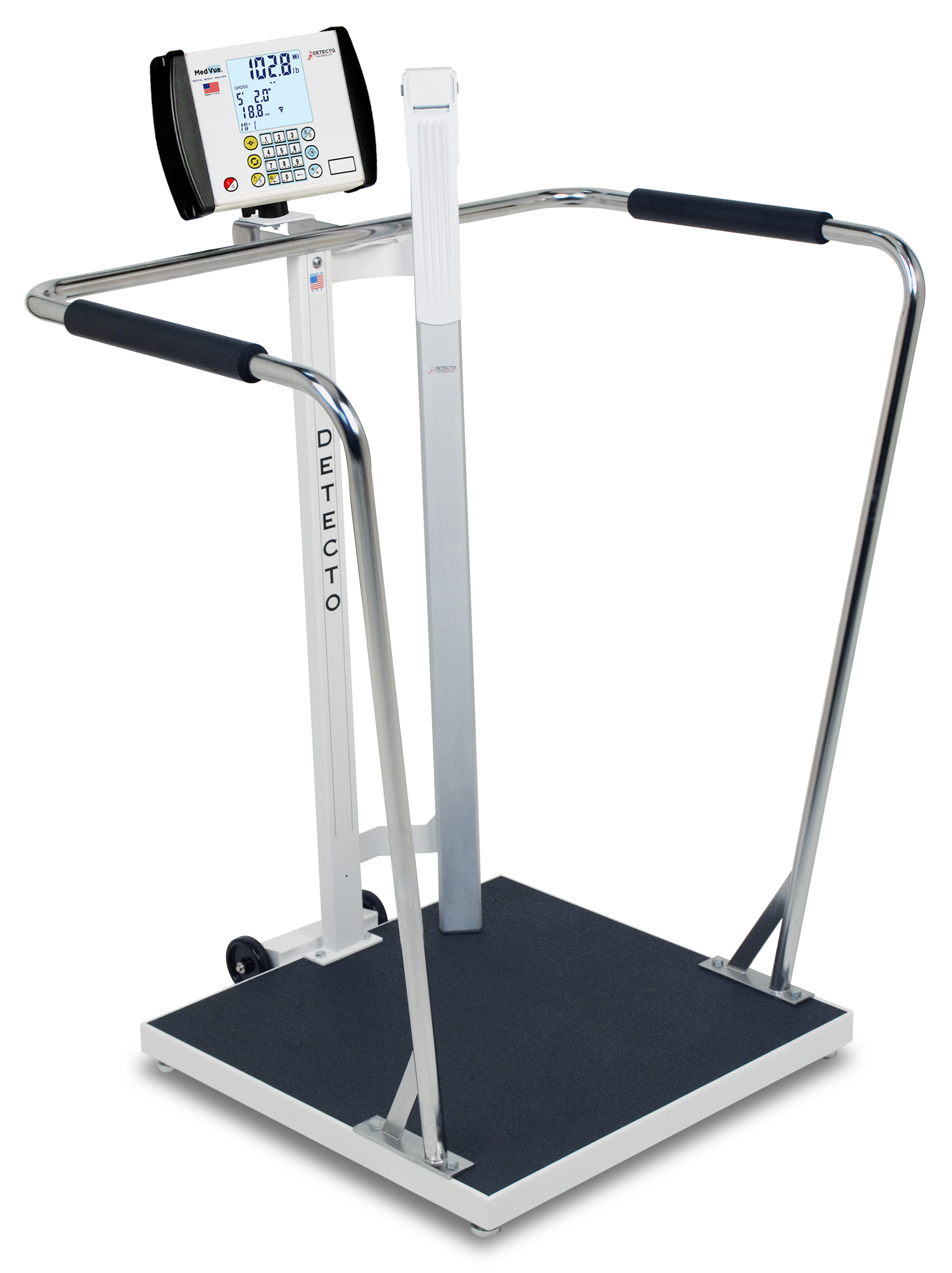 Scale Physician w/o Height Rod <br>500Lb Digital lb/ kg <br>Detecto 8437