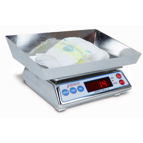 Detecto WPS12UT Digital Scale with Utility Bowl