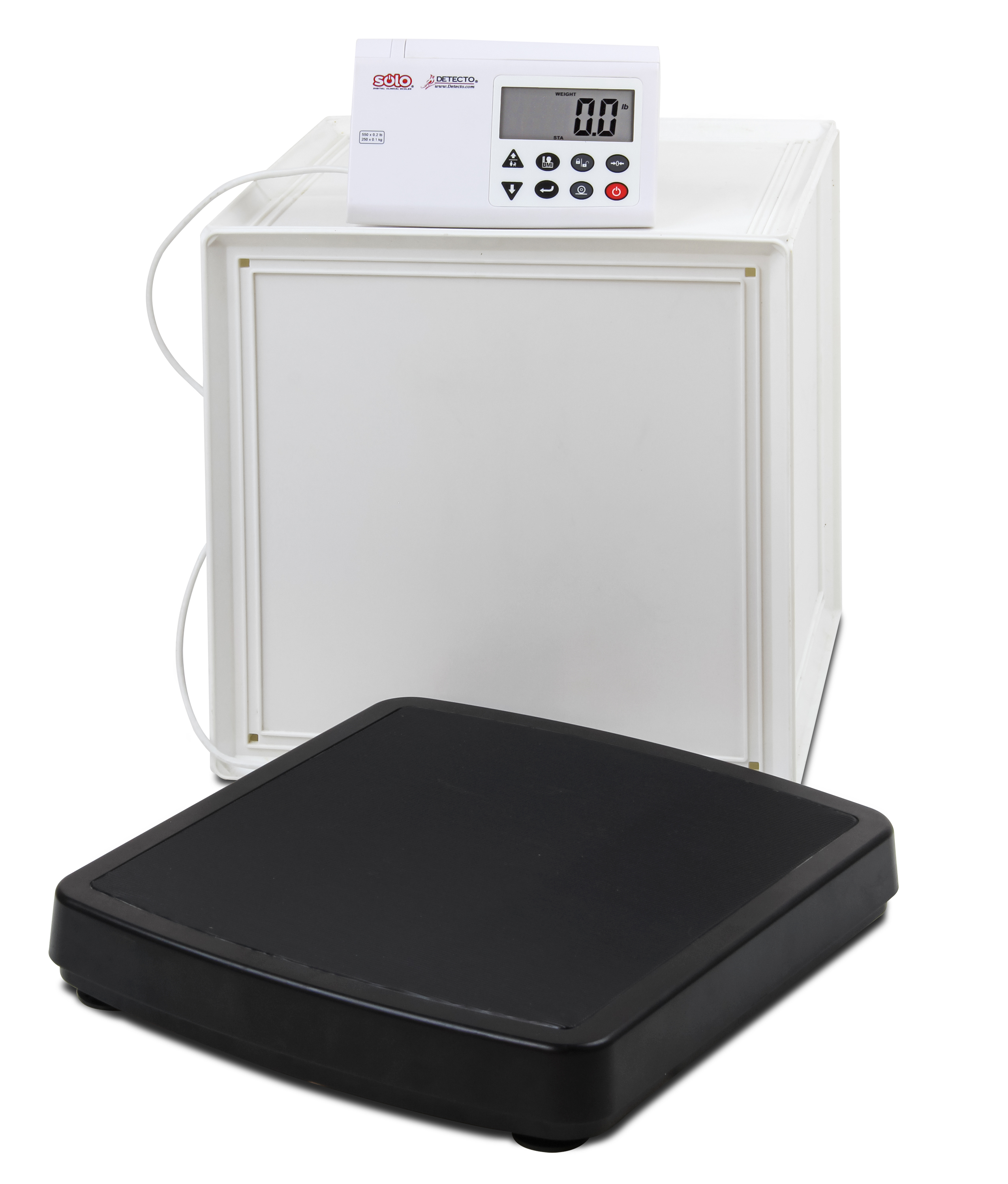 Detecto Digital In-Bed Scale 550 lbs Capacity