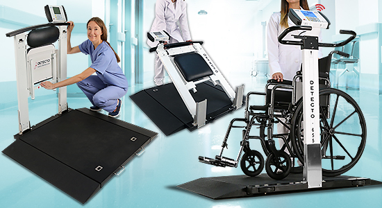 Platform Scale for Extra-Wide Wheelchair