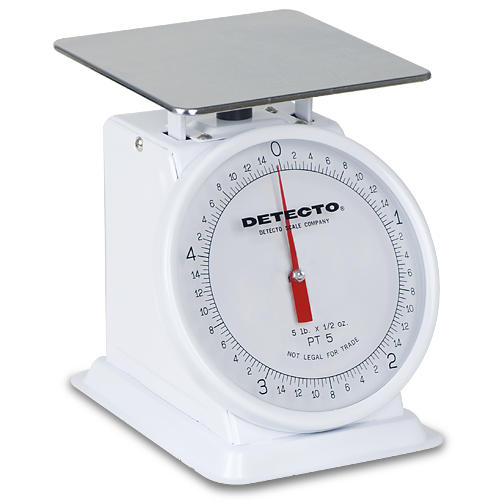 dial mechanical scale in white 